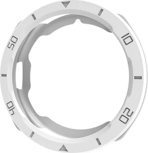 INF Etui i folie ochronne na ekran do Samsung Galaxy Watch 4/5 40 mm Biały - Akcesoria do smartwatchy - miniaturka - grafika 1