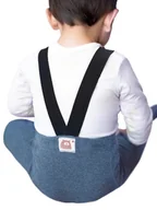 Rajstopy - Rajstopy chłopięce bawełniane z szelkami jeansowe 92-98 YOCLUB - miniaturka - grafika 1