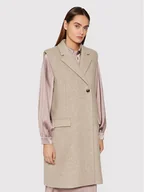 Kamizelki damskie - Samse Samse Kamizelka Valery F21400015 Szary Relaxed Fit 5711452593730 - miniaturka - grafika 1