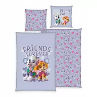 Pościel - Psi Patrol Pościel bawełniana 140x200 Paw Piesek Skaj Skye Komplet Pościeli - miniaturka - grafika 1