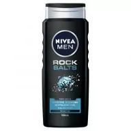 Kosmetyki do kąpieli - Nivea Men Rock Salts Żel 500ML - miniaturka - grafika 1