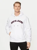 Bluzy męskie - Guess Jeans Bluza M5RQ44 KCPR1 Biały Regular Fit - miniaturka - grafika 1