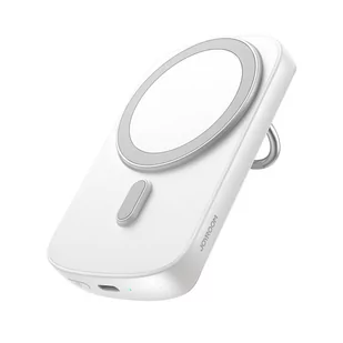 Joyroom powerbank indukcyjny 6000mAh z ringiem i podstawką do 20W biały JR-W030 - Powerbanki - miniaturka - grafika 1