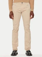 Spodnie męskie - Boss Spodnie materiałowe Daelaware3-1-20+ 50440492 Beżowy Slim Fit - miniaturka - grafika 1