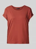 Koszulki i topy damskie - T-shirt o kroju regular fit z dodatkiem wiskozy m ‘MOSTER’ - miniaturka - grafika 1