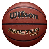 Koszykówka - Piłka WILSON REACTION PRO 295 BSKT WTB10137XB07 – Brązowy - miniaturka - grafika 1