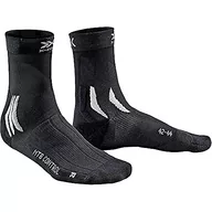Skarpetki damskie - X-Socks Unisex Mountain Bike Control Socks skarpety czarny Opal Black/Arctic White 45-47 - miniaturka - grafika 1