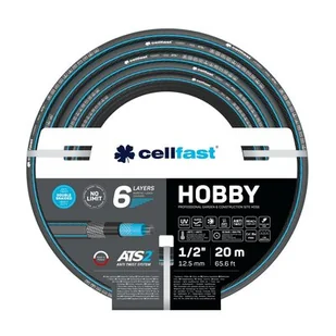 Cellfast Wąż ogrodowy HOBBY ATS 6 warstw 1/2 50m (16-201) - Węże ogrodowe i zraszacze - miniaturka - grafika 1