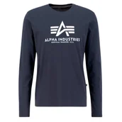 Odzież taktyczna i umundurowanie - Koszulka Longsleeve Alpha Industries Basic 100510 02 - Granatowa RATY 0% | PayPo | GRATIS WYSYŁKA | ZWROT DO 100 DNI - miniaturka - grafika 1