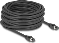 Kable miedziane - Delock DeLOCK network cable RJ-45 Cat.8.1 S/FTP, up to 40 Gbps black, 15 meters - miniaturka - grafika 1