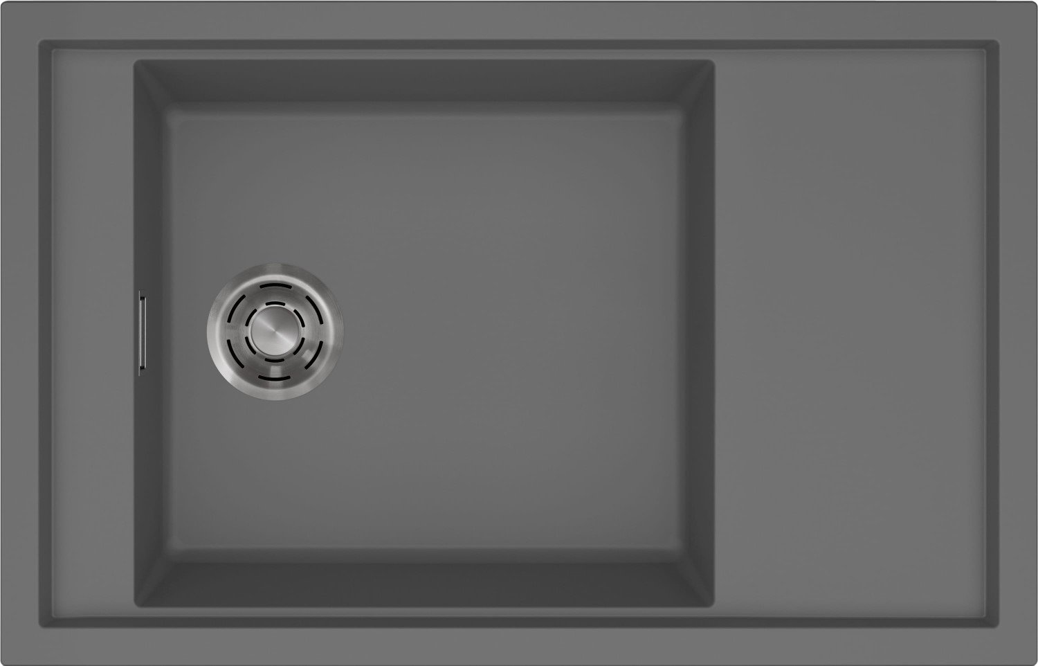 ELLECI Zlew SINTESI 305 dark grey (K99) KERATEK (LKS31099)