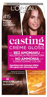 Loreal Casting Creme Gloss Krem koloryzujący 415 Mroźny Kasztan - Farby do włosów i szampony koloryzujące - miniaturka - grafika 1