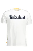 Koszulki męskie - T-SHIRT MĘSKI Z KRÓTKIM RĘKAWEM BIAŁY TIMBERLAND - miniaturka - grafika 1