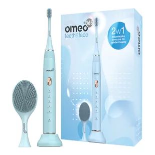 Omeo Teeth&Face E4103 Niebieski - Szczoteczki elektryczne - miniaturka - grafika 1