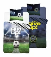 Pościel dla dzieci - ﻿Pościel Świecąca w ciemności 160x200 Piłkarska - miniaturka - grafika 1