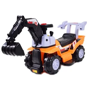 Koparka Na Akumulator Z Łyżką Elektryczną Pomarańczowy YW1288 - Pojazdy elektryczne dla dzieci - miniaturka - grafika 5