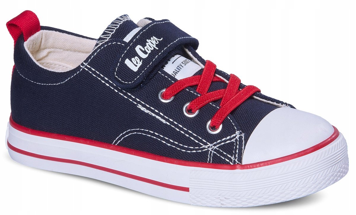 Trampki Dziecięce Lee Cooper Granatowe na Rzep R35