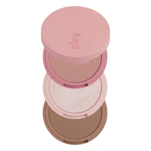 Kaja Play Bento Róż, rozświetlacz i bronzer do twarzy, 00 Sugar Cookie - Bronzery i konturowanie twarzy - miniaturka - grafika 1