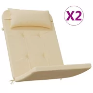 Poduszki na krzesła - Poduszki na krzesła Adirondack, 2 szt., beżowe, tk - miniaturka - grafika 1