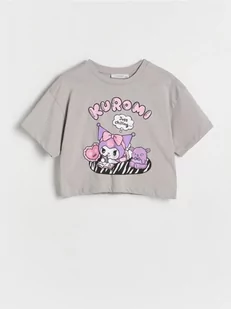 Reserved - T-shirt Kuromi - ciemnoszary - Koszulki dla dziewczynek - miniaturka - grafika 1