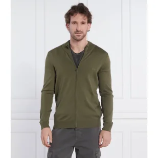 BOSS Wełniany sweter Albany | Slim Fit - Swetry męskie - miniaturka - grafika 1