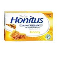 Przeziębienie i grypa - Suplement diety, Dabur, Pastylki na gardło miodowe Honitus Honey, 24 szt. - miniaturka - grafika 1