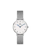 Zegarki męskie - Daniel Wellington Zegarek Petite Roman Numerals Sterling DW00100684 Srebrny - miniaturka - grafika 1