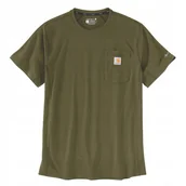 Koszulki męskie - Koszulka Carhartt Force Midweight S/S Pocket - miniaturka - grafika 1