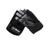 Rękawiczki sportowe damskie - Rękawiczki do ćwiczeń GymBeam Grip Black - miniaturka - grafika 1