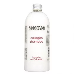 BingoSpa Szampon kolagenowy z kwasami owocowymi do włosów farbowanych i suchej skóry ( AHA) 500 ML - Szampony do włosów - miniaturka - grafika 1