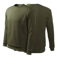 Moda i Uroda OUTLET - Bluza military męska dziecięca z logo na sercu i plecach nadrukiem logo firmy 300g 406 kolor 69 bluza podstawowa - miniaturka - grafika 1