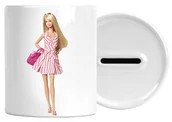 Skarbonki - SKARBONKA DLA DZIECI BARBIE Z IMIENIEM - miniaturka - grafika 1