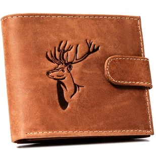 Portfel męski Always Wild N992L-CHM-DEER j.brązowy - Portfele - miniaturka - grafika 1