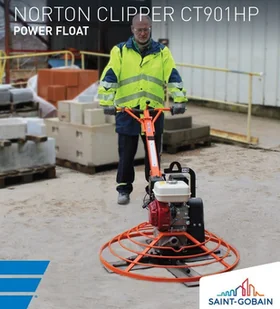 NORTON CLIPPER MTA36 P5H ZACIERACZKA SPALINOWA DO BETONU POSADZEK HYDRAULICZNA HONDA GX200 - ø 900mm - Inne urządzenia budowlane - miniaturka - grafika 4