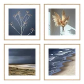 Obrazy i zdjęcia - Obrazy zestaw 4 szt. 30x30 cm Aesthetic - miniaturka - grafika 1