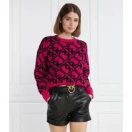 Swetry damskie - Pinko Wełniany sweter | Regular Fit - miniaturka - grafika 1