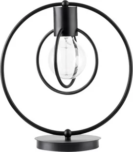 Sigma Aura Koło lampka stołowa 1-punktowa czarna/biała 50080 - Lampy stojące - miniaturka - grafika 1