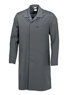 Płaszcze damskie - BP 1673-500-53-Sl płaszcz unisex, rękaw 1/1 z regulowanym rozcięciem na mankiecie, 210,00 g/m² mieszanka materiału, ciemnoszary, Sl - miniaturka - grafika 1