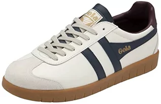 Trampki męskie - Gola Hurricane zamszowe trampki męskie, Off White Navy bordowa guma, 40 EU - grafika 1