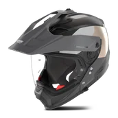 Kaski motocyklowe - Kask Adventure Nolan N70-2 X Selvado Czarny/Lava Grey/Szary/Sand MattXXL - miniaturka - grafika 1