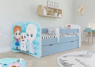Łóżka dla dzieci i młodzieży - Kocot Kids Łóżko BABY DREAMS kraina lodu z materacem i szufladą Kocot Kids - miniaturka - grafika 1