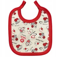 Śliniaki i fartuszki - ŚLINIAK niemowlęcy DUŻY wiązany ŚLINIACZEK w BIEDRONKI - miniaturka - grafika 1