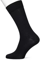 Skarpetki męskie - BOSS Męskie skarpety RS Monogram VI Regular Socks, czarne, 40-46, czarny, 46 EU - miniaturka - grafika 1