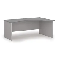 Biurka - Biurko narożne PRIMO GRAY, 1800 x 1200 mm, prawe, szary/grafit - miniaturka - grafika 1