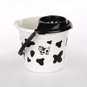 Miotły, szufle, mopy - Krówka Wiadro Mop Z Wyciskaczem (350.94) Lumarko! - miniaturka - grafika 1