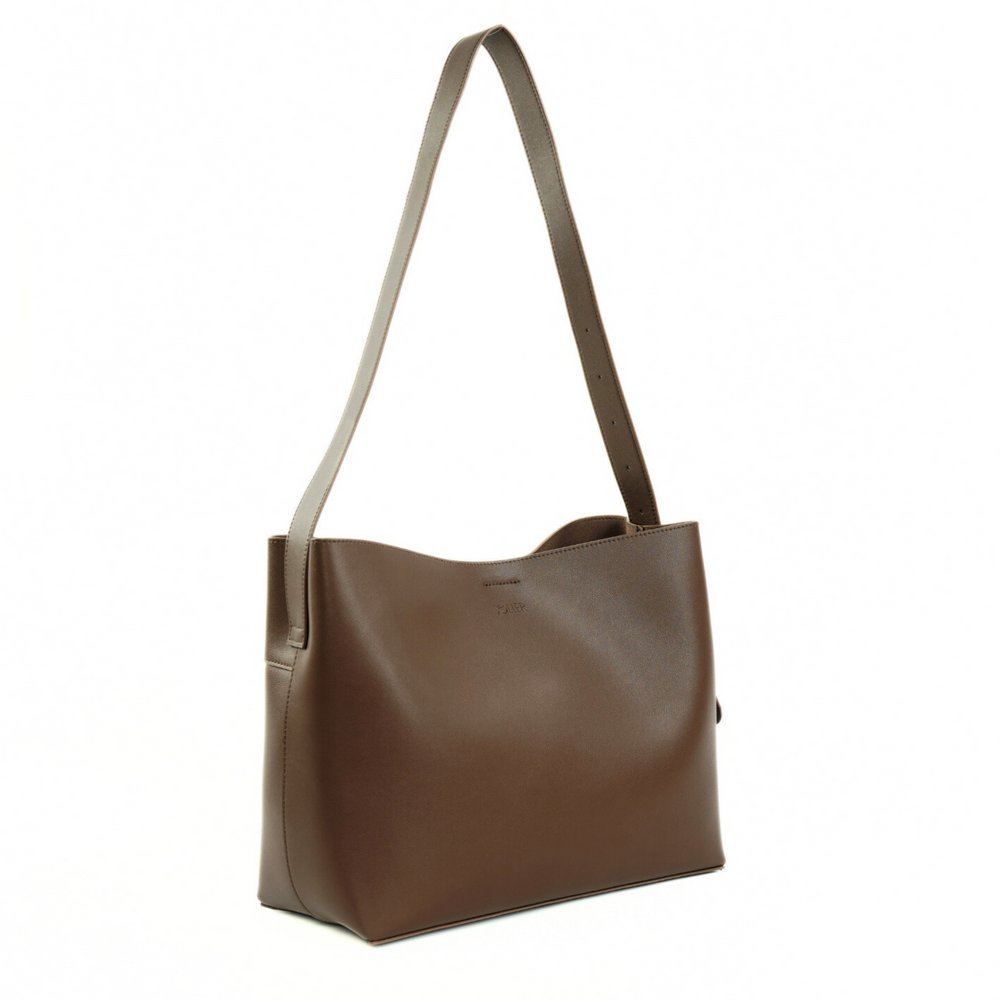 Skórzana torba damska torebka shopper na ramię do ręki, FL40 Solier