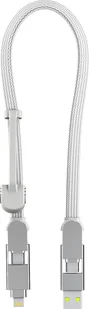 Kabel USB Rolling Square Kabel Rolling Square - inCharge XL 30cm biały - Gwarancja bezpieczeństwa. Proste raty. Bezpłatna wysyłka od 170 zł. - Kable USB - miniaturka - grafika 1