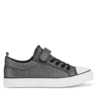 Buty dla dziewczynek - Trampki Nelli Blu CSS20377-53 Czarny - miniaturka - grafika 1