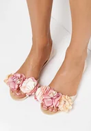 Baleriny - Beżowe Balerinki Lamedella - miniaturka - grafika 1