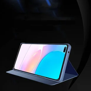 Clear View Case etui Huawei nova 8i pokrowiec z klapką czarne - Etui i futerały do telefonów - miniaturka - grafika 3